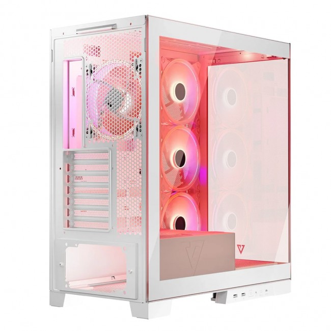 Modecom Volcano SPACE APEX ARGB MIDI Midi Tower White Modecom Volcano SPACE APEX ARGB MIDI Midi Tower White