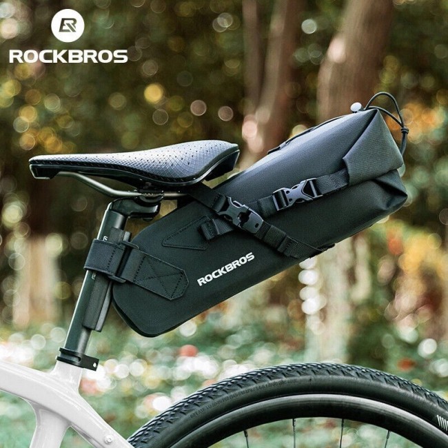 Rockbros 30130061001 3 L black waterproof bicycle saddle bag Rockbros 30130061001 3 L black waterproof bicycle saddle bag