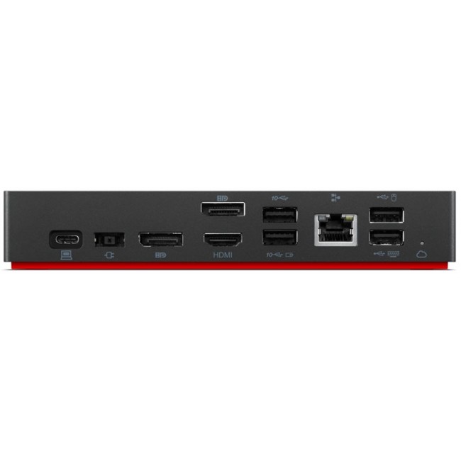 Lenovo ThinkPad Universal USB-C Smart Dock Wired Thunderbolt 4 Black Lenovo ThinkPad Universal USB-C Smart Dock Wired Thunderbolt 4 Black