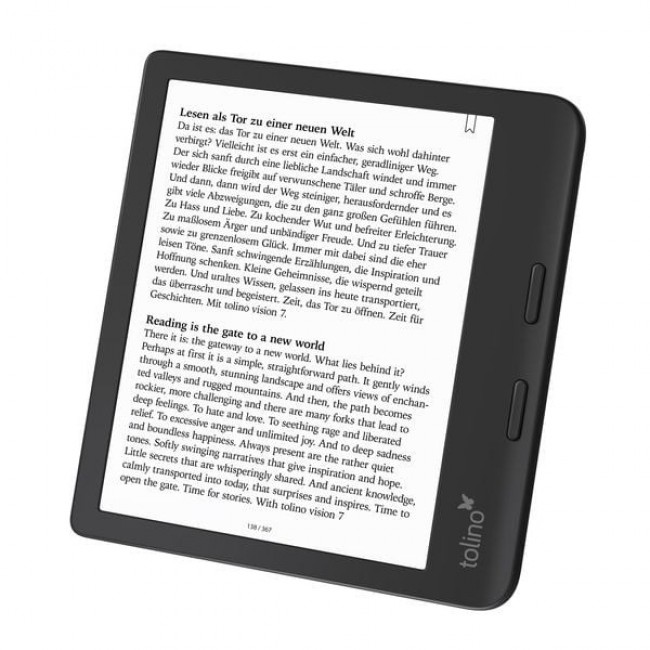 Tolino 4016621130183 e-book reader Touchscreen Wi-Fi Black Tolino 4016621130183 e-book reader Touchscreen Wi-Fi Black