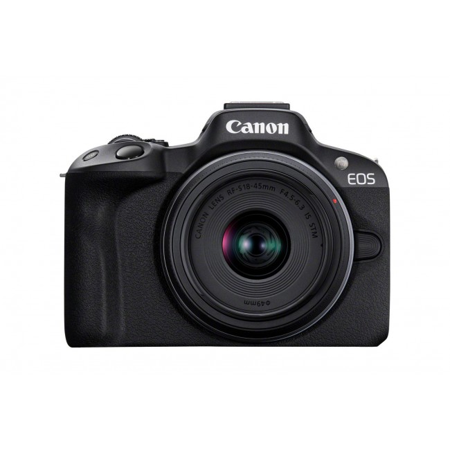Canon EOS R50, Black + RF-S 18-45mm F4.5-6.3 IS STM Kit MILC 24.2 MP CMOS 6000 x 4000 pixels Canon EOS R50, Black + RF-S 18-45mm F4.5-6.3 IS STM Kit MILC 24.2 MP CMOS 6000 x 4000 pixels