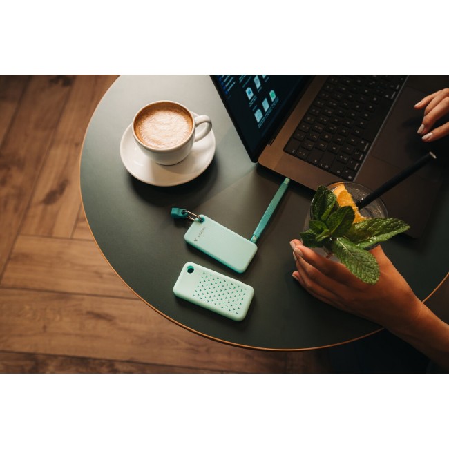 Verbatim Pocket SSD USB 3.2 Gen 2 1TB Polar Blue incl. two rubber sleeves