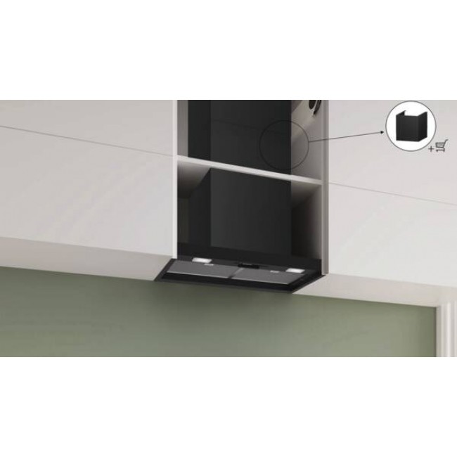 Bosch Serie 2 DBB63BC60 cooker hood Built-in Black 384 m /h