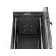 Lanberg FF01-6824-12BL rack cabinet 24U Freestanding rack Black