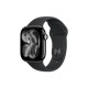 Apple Watch Series 11 GPS + Cellular 42mm Jet Black Aluminium Case with Black Sport Band - M/L