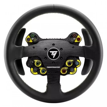 Thrustmaster Evo Racing 32R Leather Black, Yellow Steering wheel Analogue / Digital PC, PlayStation 4, PlayStation 5, Xbox One, Xbox One S, Xbox One X, Xbox Series S, Xbox Series X