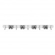 Maclean Wall-Mounted Organizer for Garden Tools and Mops, Steel, with Hooks, Max. Load 20 kg, Width 49 cm, MC-184 Maclean Wall-Mounted Organizer for Garden Tools and Mops, Steel, with Hooks, Max. Load 20 kg, Width 49 cm, MC-184