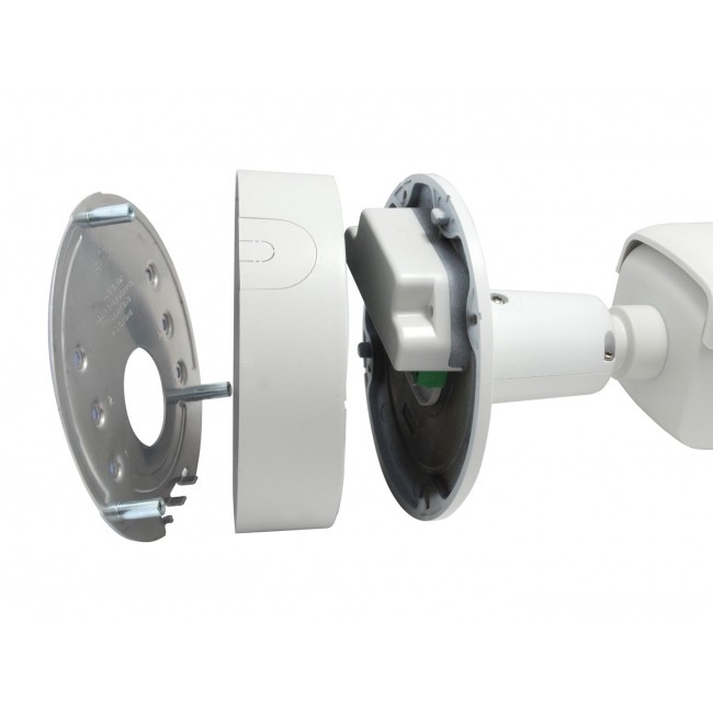 LevelOne GEMINI Zoom IP Network Camera, 2-Megapixel, H.265, 802.3at PoE, 4.3X Optical Zoom, IR LEDs, Indoor/Outdoor, Vandalproof