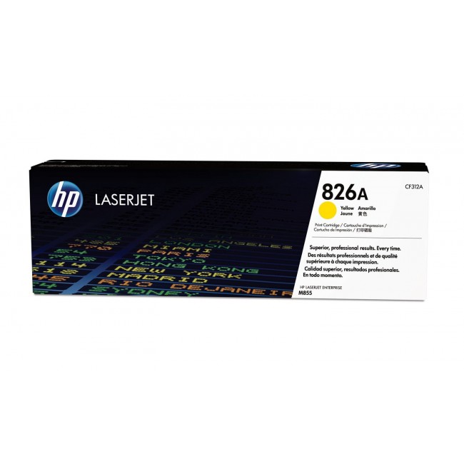 HP 826A Yellow Original LaserJet Toner Cartridge