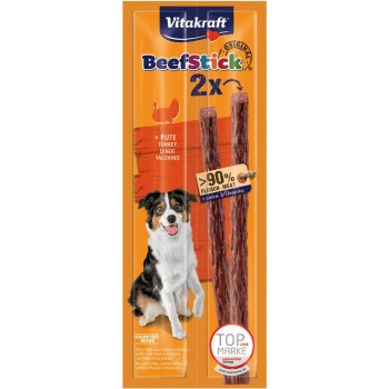 VITAKRAFT Beef Stick with turkey - dog treat - 2x12 g