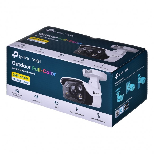 TP-Link VIGI C330(2.8mm) Bullet IP security camera Outdoor 2304 x 1296 pixels Ceiling/Wall/Pole