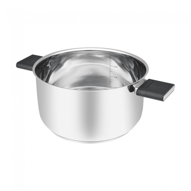 Resto Kitchenware Anser 4.4 L Round Black, Stainless steel
