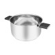 Resto Kitchenware Anser 4.4 L Round Black, Stainless steel