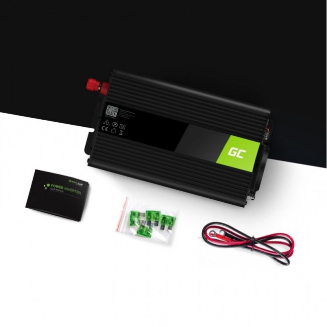 Green Cell INV08 power adapter/inverter Outdoor 1000 W Black Green Cell INV08 power adapter/inverter Outdoor 1000 W Black