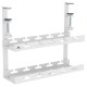 Maclean under-desk cable organizer, max. load 5kg, 2 levels, white, MC-104 W Maclean under-desk cable organizer, max. load 5kg, 2 levels, white, MC-104 W