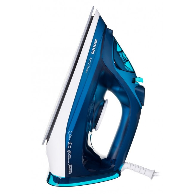 Philips 3000 series DST3040/70 iron Steam iron Ceramic soleplate 2600 W Grey Philips 3000 series DST3040/70 iron Steam iron Ceramic soleplate 2600 W Grey