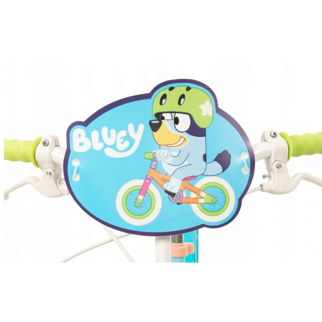 TOIMSA children's bicycle Bluey 12 Blue and lime blue