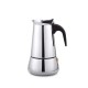 Bialetti Brikka Moka pot 0.1 L Black, Stainless steel