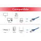 Equip Cat.6A S/FTP Patch Cable, 30m, Blue