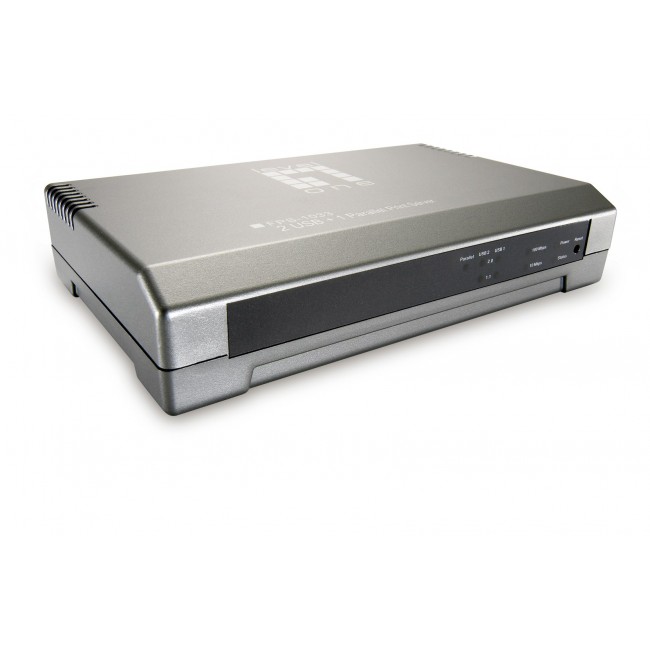 LevelOne Print Server, 2 x USB, 1 x Parallel LevelOne Print Server, 2 x USB, 1 x Parallel