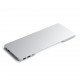 Satechi dock & port replic. for laptops, silver