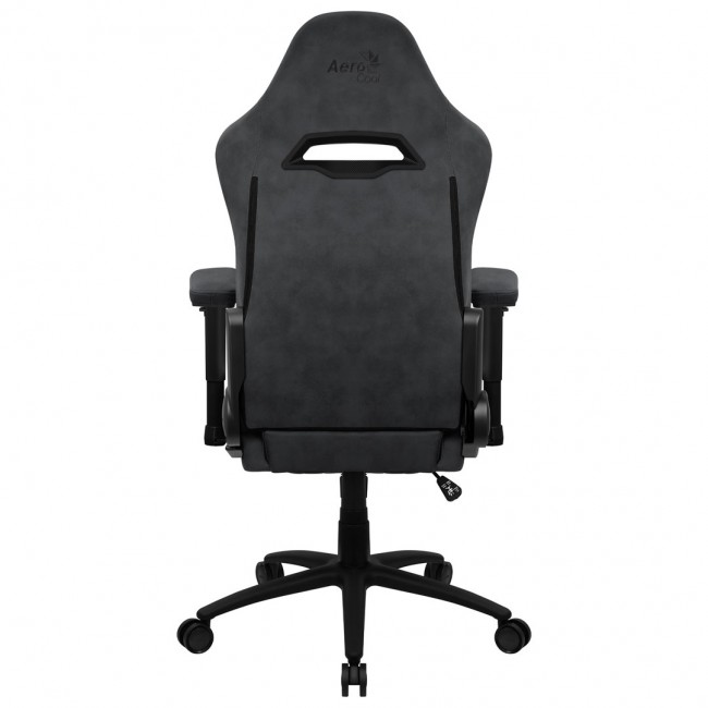 Aerocool ROYALSLATEGR Premium Ergonomic Gaming Chair Legrests Aerosuede Technology Grey