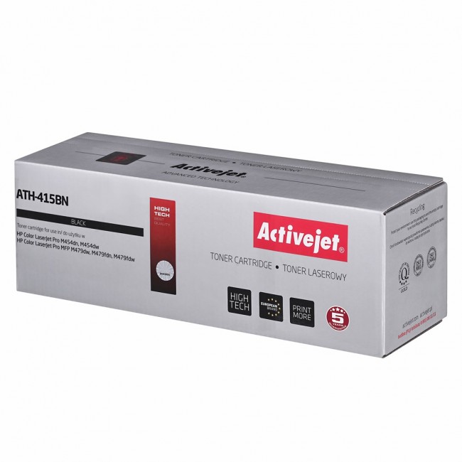 Activejet ATH-415BN Toner (replacement for HP 415A W2030A Supreme 2,400 pages black) with chip