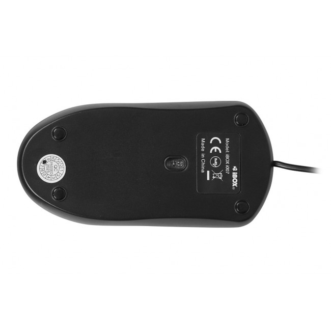iBOX i007 wired optical mouse, black iBOX i007 wired optical mouse, black
