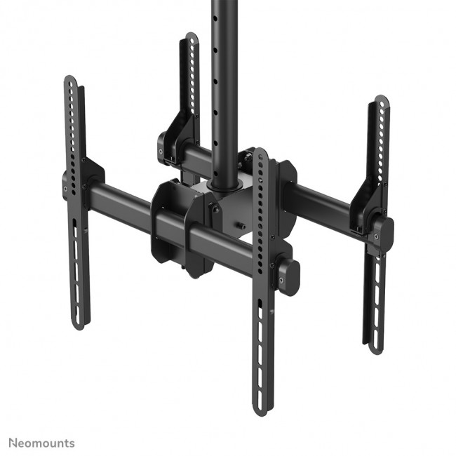 Neomounts NM-C440DBLACK Dual monitor/TV mount ceiling 32-60