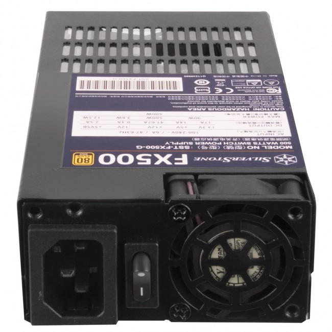 Silverstone FX500 power supply unit 500 W 20+4 pin ATX Flex ATX Black Silverstone FX500 power supply unit 500 W 20+4 pin ATX Flex ATX Black