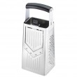 GEFU 10761 manual grater/spiralizer Box grater Black, Silver