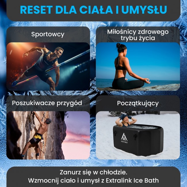 Extralink ice bath 160x85x65 cm Extralink ice bath 160x85x65 cm