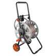 Garden hose reel, metal, for up to 60m of 1/2
