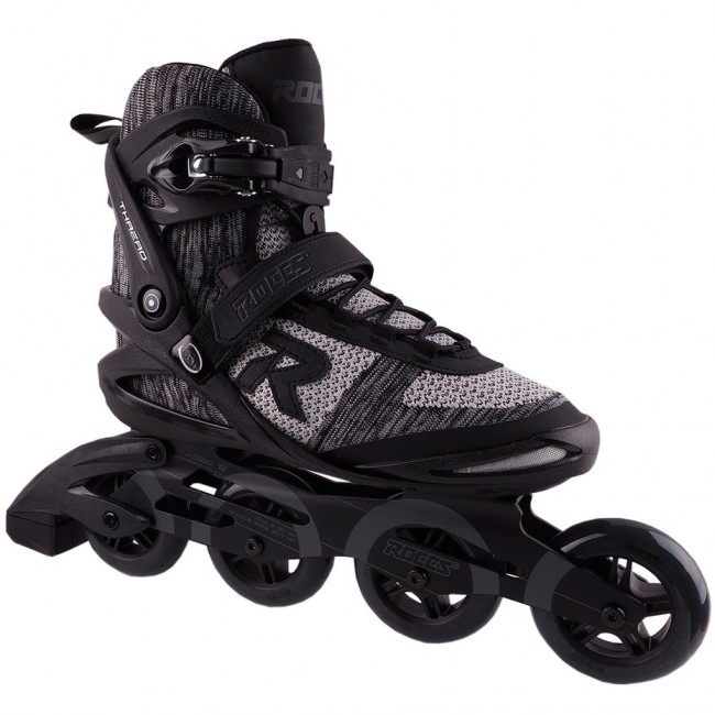  y worolki Roces Thread szaro-czarne 400860 00002 44