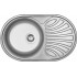 1-bowl steel sink with drainer