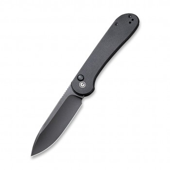 Knife CIVIVI Button Lock Elementum All Black G10