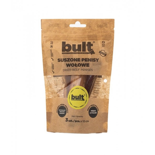 BULT Dried beef penises - dog treat - 3 BULT Dried beef penises - dog treat - 3