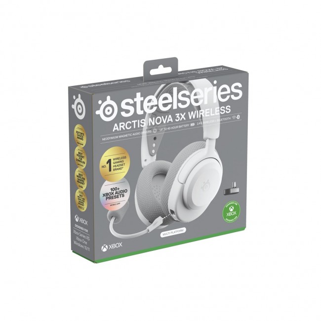 Steelseries Arctis Nova 3X Wireless, Xbox, White
