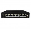LevelOne FEP-0631 network switch Fast Ethernet (10/100) Power over Ethernet (PoE) Black