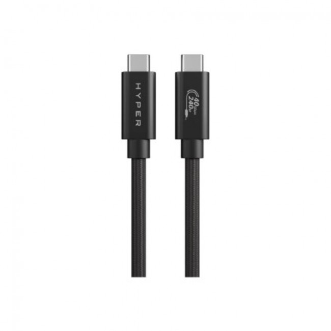 HYPER HyperDrive Next USB cable USB4 Gen 3x2 1.2 m USB C Black HYPER HyperDrive Next USB cable USB4 Gen 3x2 1.2 m USB C Black