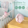 Momcozy portable stroller fan, pink