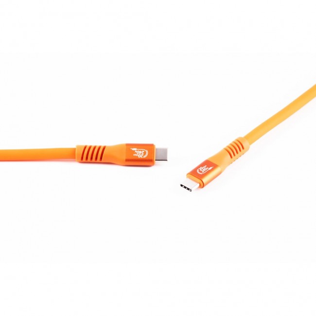 Flexline FL31-77157 USB cable USB 3.2 Gen 2x2 1.5 m USB C 20 Gbit/s 240 W Orange