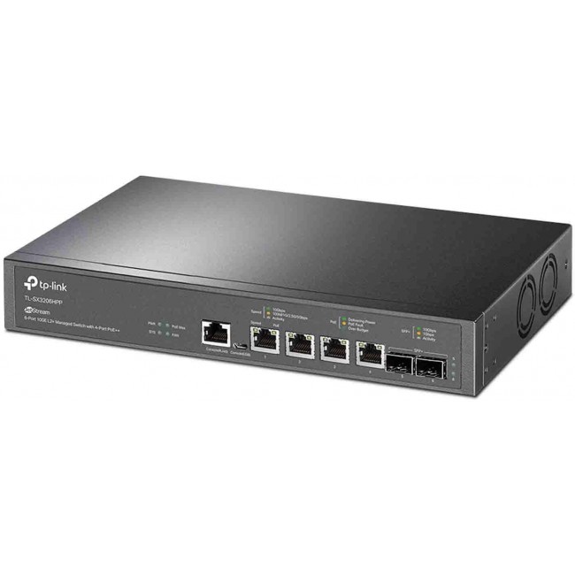 TP-Link Omada 6-Port 10GE L2+ Managed Switch with 4-Port PoE++ TP-Link Omada 6-Port 10GE L2+ Managed Switch with 4-Port PoE++