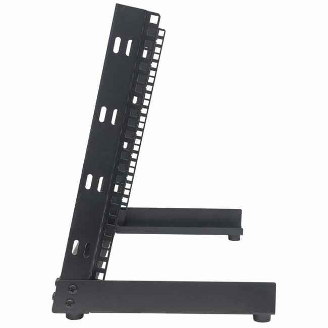 Intellinet Network Rack, Open Frame (Desktop), 8U, Usable Width 465mm, Black, Flatpack, 19