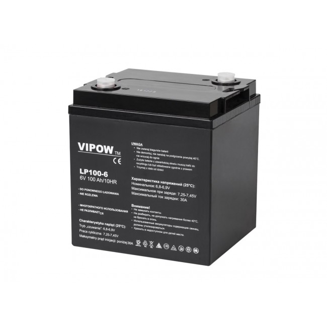 Gel Battery VIPOW 6V 100Ah