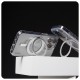 PanzerGlass CARE by Feature Case Transparent w. Silver Kickstand & MagSafe iPhone 16 Pro