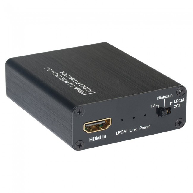 Techly Audio Extractor 2CH LPCM HDMI 4K UHD 3D IDATA HDMI-EA4K Techly Audio Extractor 2CH LPCM HDMI 4K UHD 3D IDATA HDMI-EA4K
