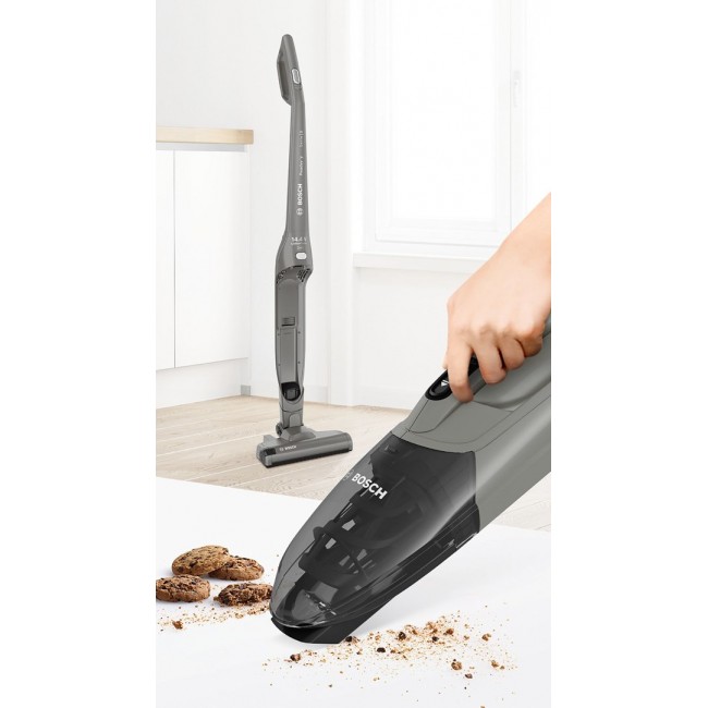 Bosch Serie 2 BBHF214G stick vacuum/electric broom 2-in-1 stick vacuum Battery Dry Bagless Grey Bosch Serie 2 BBHF214G stick vacuum/electric broom 2-in-1 stick vacuum Battery Dry Bagless Grey