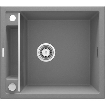 Magnetic 1-bowl granite sink