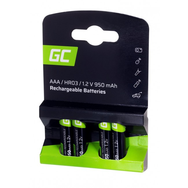 Green Cell GR03 household battery Rechargeable battery AAA Nickel-Metal Hydride (NiMH) Green Cell GR03 household battery Rechargeable battery AAA Nickel-Metal Hydride (NiMH)